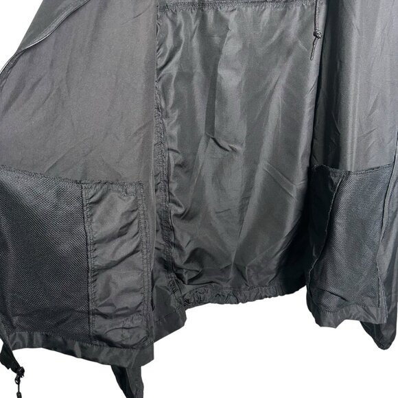 Quikflip Bilstein Mens Jacket 2XL Full Zip Black Windbreaker Hooded Rain Hiking - Picture 10 of 13